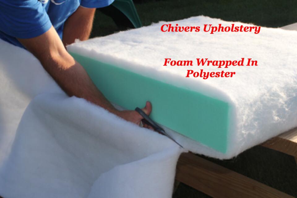 foam wrapped in polyester