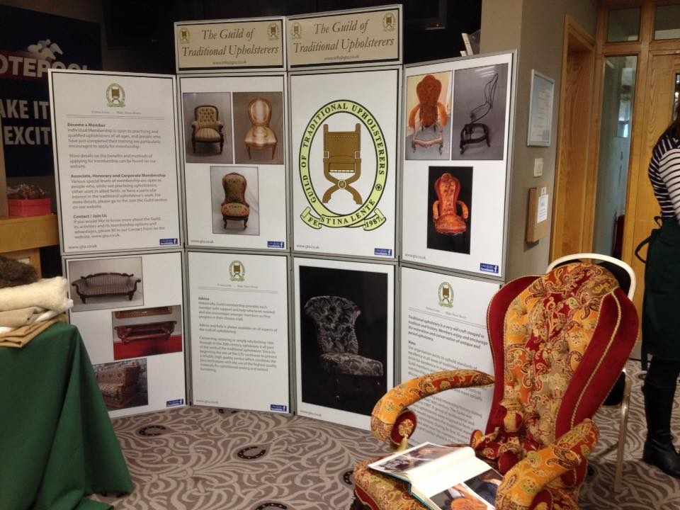 the guild of traditional upholsterers display
